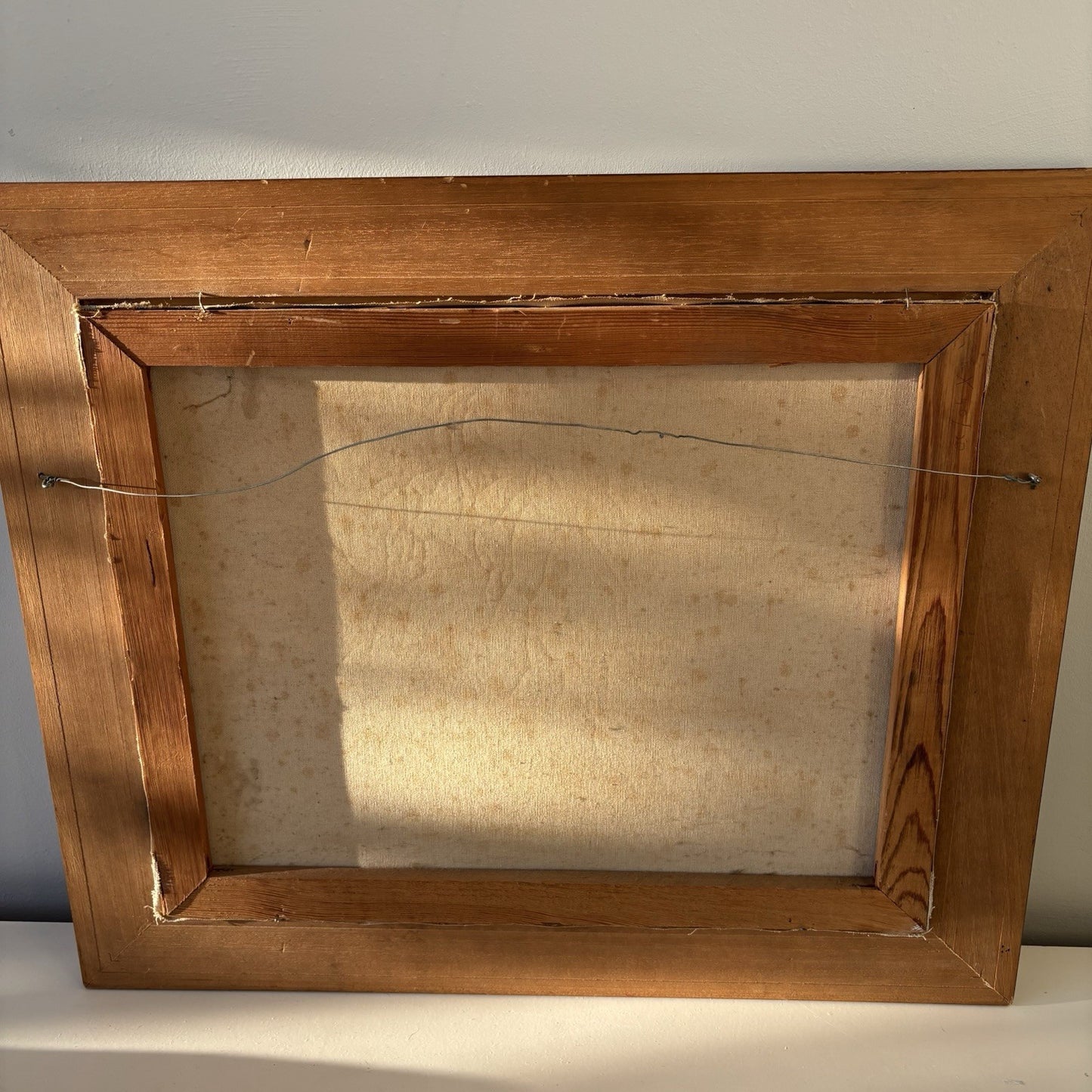 "Meadow Farmhouse" Classic Dutch Landscape Original VIntage Oil Painting