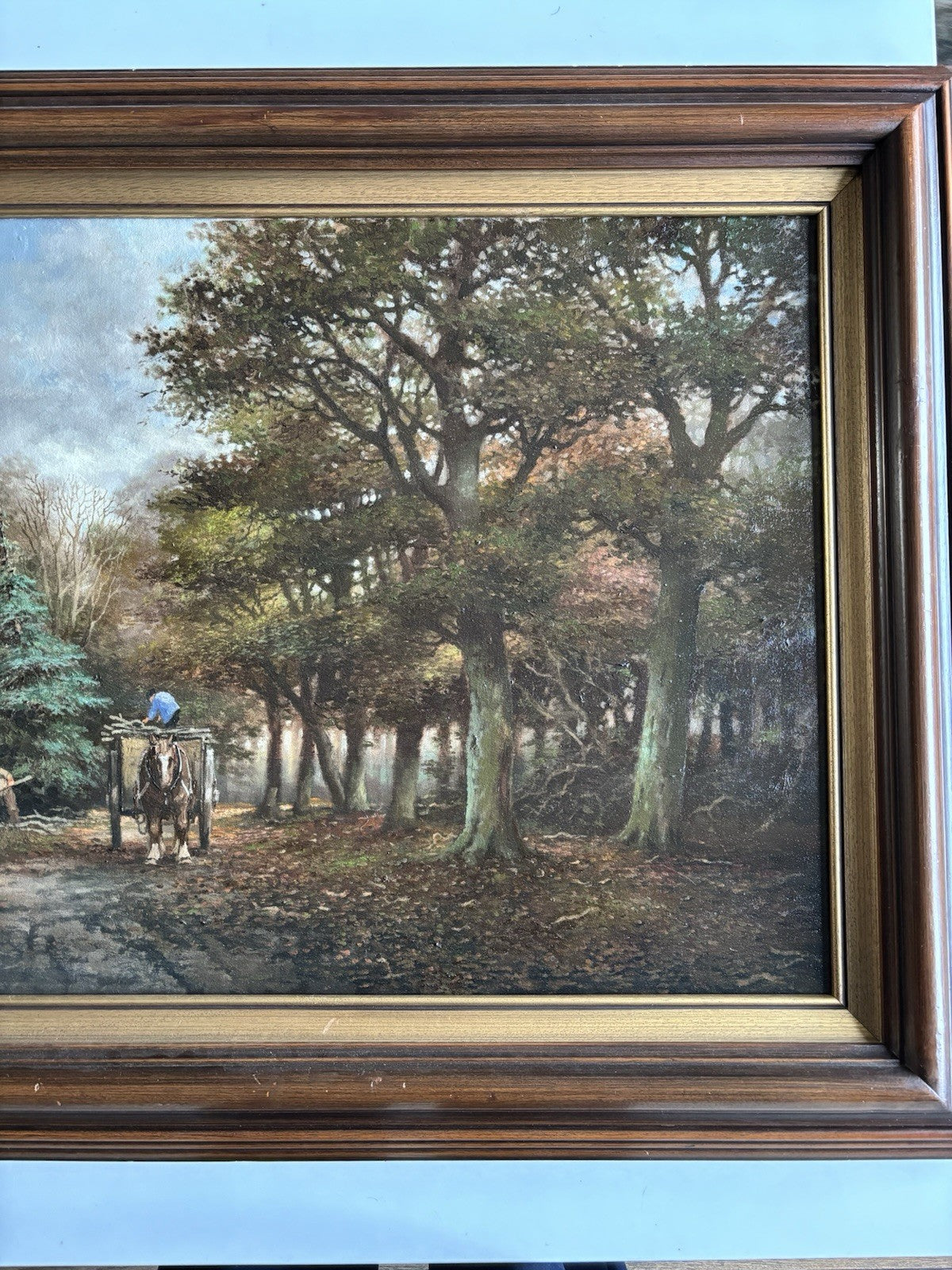 20th Century Dutch Landscape Oil Painting by Corsius Bos – Large Original