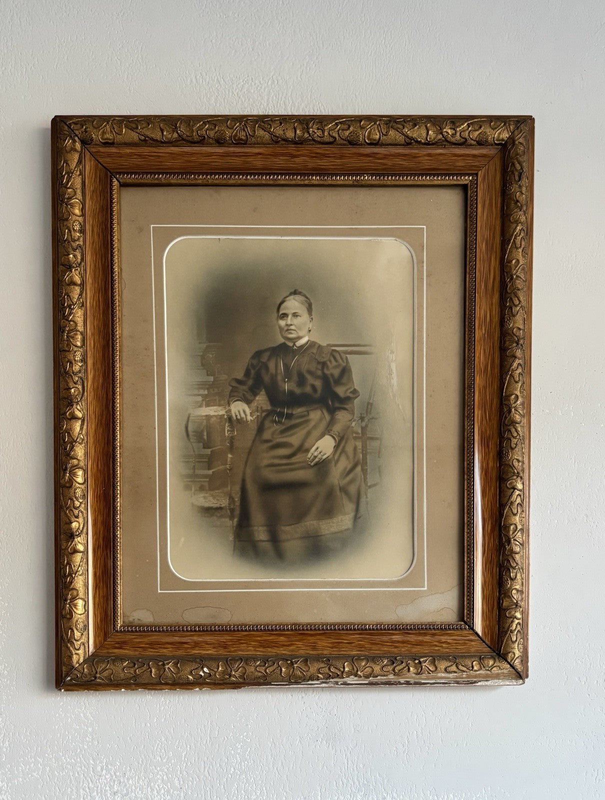 Antique Drawing Behind Glass Extremely Detailed Master Skill Art 19th Century