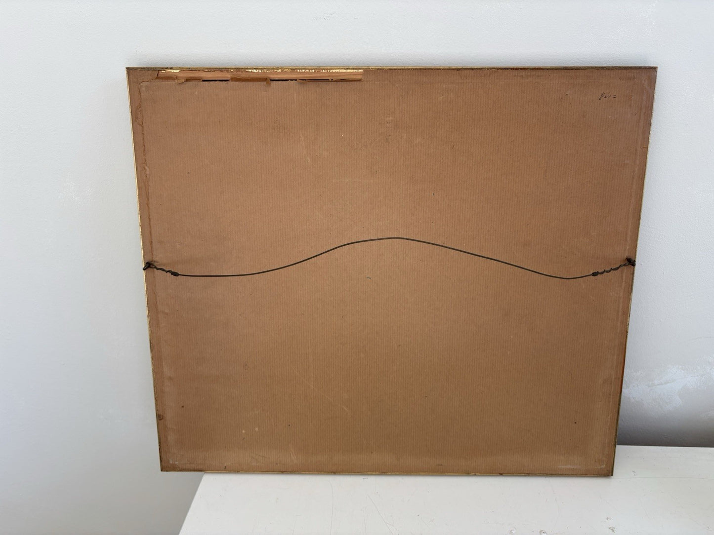 “FRUIT AND GRAPES” Vintage Hand-Painted Still Life Framed Art Drawing Art