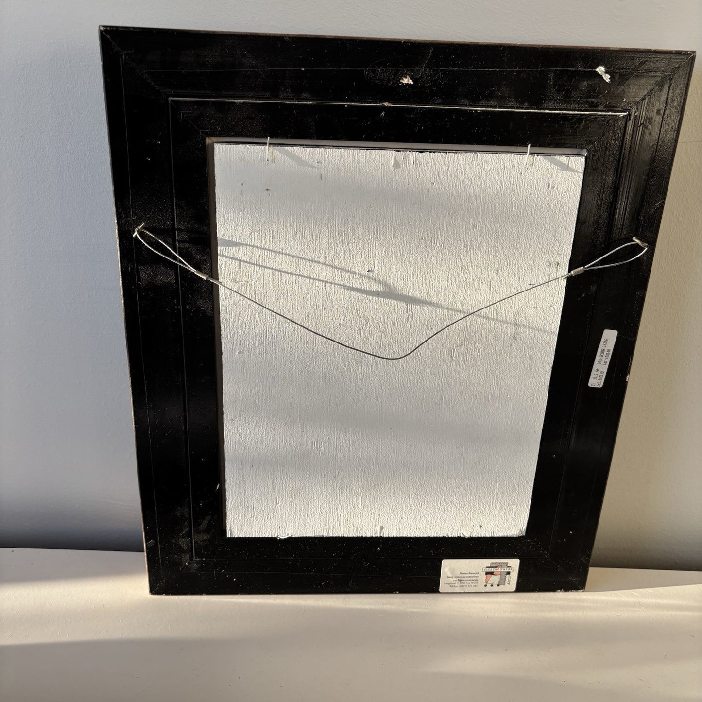 "Vintage Landscape Road" Framed Classic European Original Artwork Oil Painting