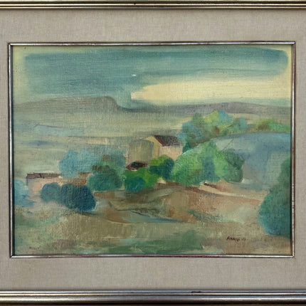 Vintage Landscape Oil Painting "Framed Painting" Detailed Italian Art Holland Art Shop