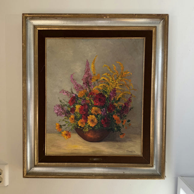 Traditional Oil Painting Floral Still Life "Floral Arrangement" Large Artwork Holland Art Shop