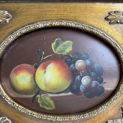 Vintage Still Life Oil Painting "Gilded Frame" Handcrafted Small Artwork Holland Art Shop