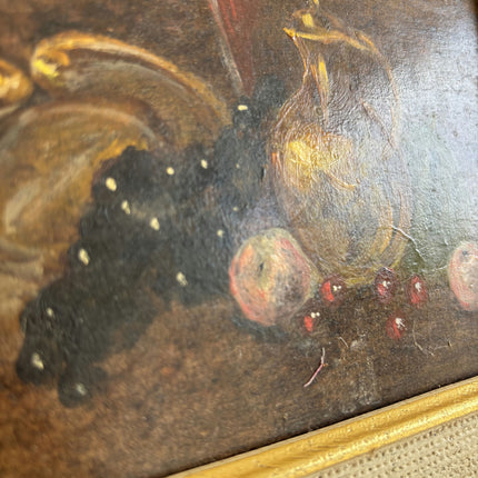 Traditional Still Life Oil Painting "Golden Frame" Refined Small Artwork Holland Art Shop