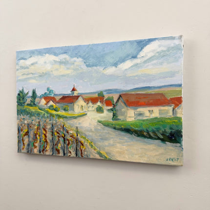 Classic Landscape Oil Painting "Village Church" Timeless Artwork Holland Art Shop
