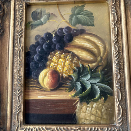 Rustic Still Life Oil Painting "Gilded Frame" Refined Small Artwork Holland Art Shop