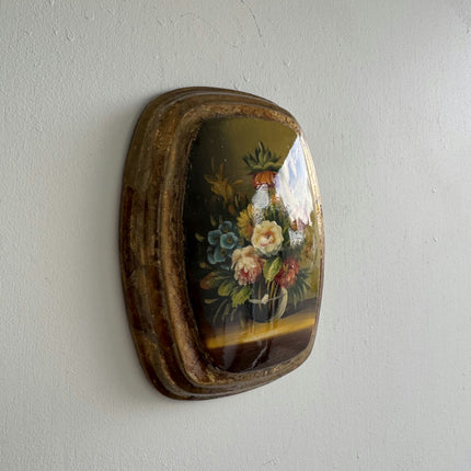 Refined Floral Still Life Oil Painting "Floral Tray" Timeless Small Artwork Holland Art Shop
