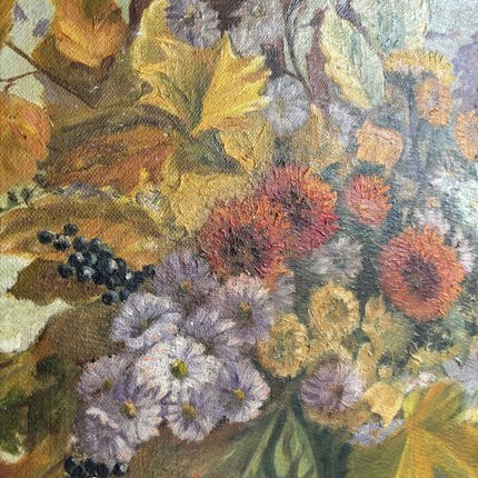 Authentic Still Life Oil Painting "Flower Bouquet" Detailed Large Artwork Holland Art Shop