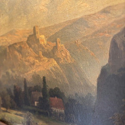 19th Century Antique Scenery Oil Painting "Framed Painting" Artwork Holland Art Shop