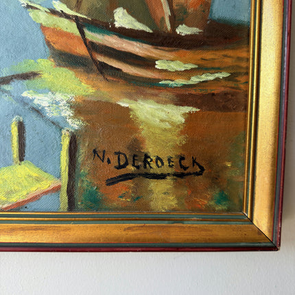 Intriguing Oil Painting Landscape "Sailing Ship" Classic Medium Artwork Holland Art Shop
