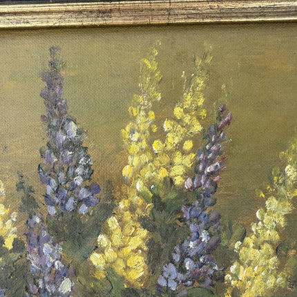 Authentic Oil Painting Flowery Still Life "Flower Arrangement" Vintage Small Art Holland Art Shop