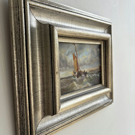 Timeless Seascape Oil Painting "Framed Painting" Elegant Small Art Holland Art Shop