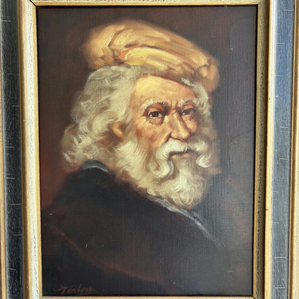 Authentic Portrait Oil Painting "Bearded Elder" Timeless Art Holland Art Shop
