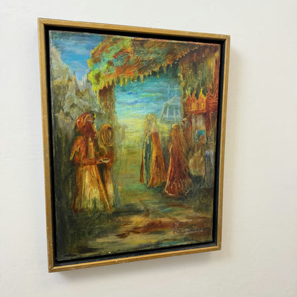 Vintage Figurative Oil Painting "Framed Canvas" Refined Art Holland Art Shop