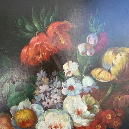 Traditional Floral Still Life Oil Painting "Flower Vase" Refined Small Artwork Holland Art Shop