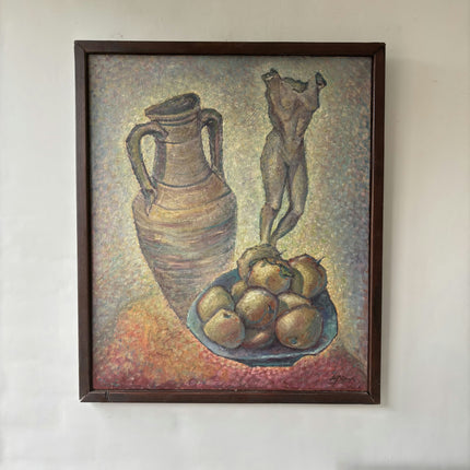 Traditional Still Life Oil Painting "Bowl Apples" Original Art Holland Art Shop