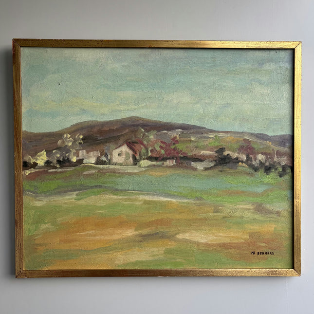 Elegant Landscape Oil Painting "Rolling Hills" Timeless Artwork Holland Art Shop