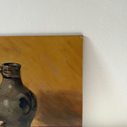 Authentic Oil Painting Still Life "Strawberry Colander" Striking Small Artwork Holland Art Shop