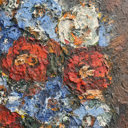 Original Floral Still Life Oil Painting "Flower Bouquet" Handcrafted Artwork Holland Art Shop