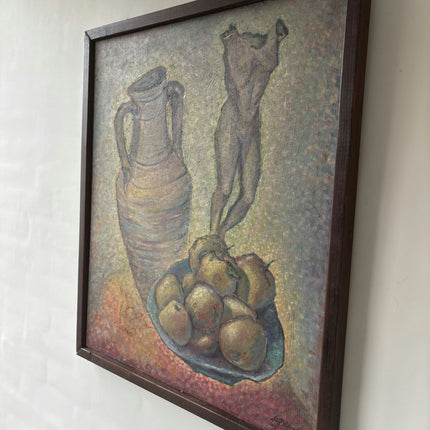 Traditional Still Life Oil Painting "Bowl Apples" Original Art Holland Art Shop