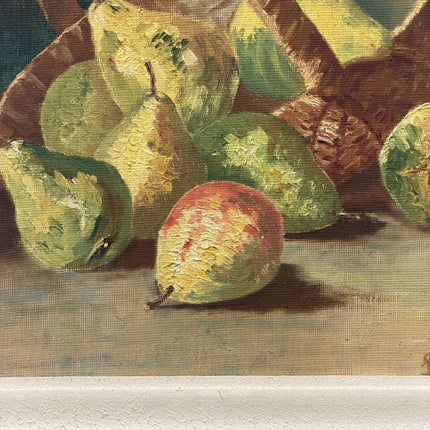Handcrafted Still Life Oil Painting "Fruit Basket" Refined Art Holland Art Shop