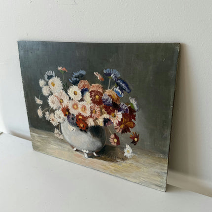 Classic Still Life Oil Painting "Flower Bowl" Timeless Small Artwork Holland Art Shop