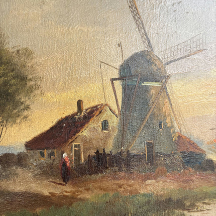 Timeless Landscape Oil Painting "Wooden Frame" Elegant Art Holland Art Shop