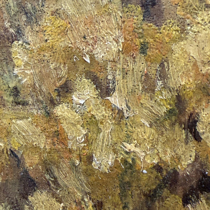 Timeless Landscape Oil Painting "Flowering Tree" Elegant Small Art Holland Art Shop