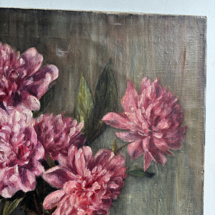 Traditional Floral Still Life Oil Painting "Pink Bouquet" Refined Artwork Holland Art Shop