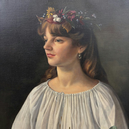 Classic Portrait Oil Painting "Lemon Peel" Authentic Large Art Holland Art Shop