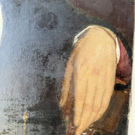 Classic Oil Painting Portrait "Dapper Gentleman" Traditional Belgique Artwork Holland Art Shop