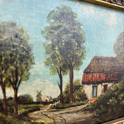 Classic Landscape Oil Painting "Gilded Frame" Elegant Small Art Holland Art Shop