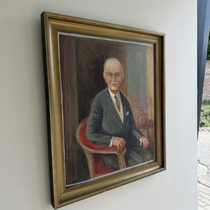 Classic Portrait Oil Painting "Seated Gentleman" Original Art Holland Art Shop