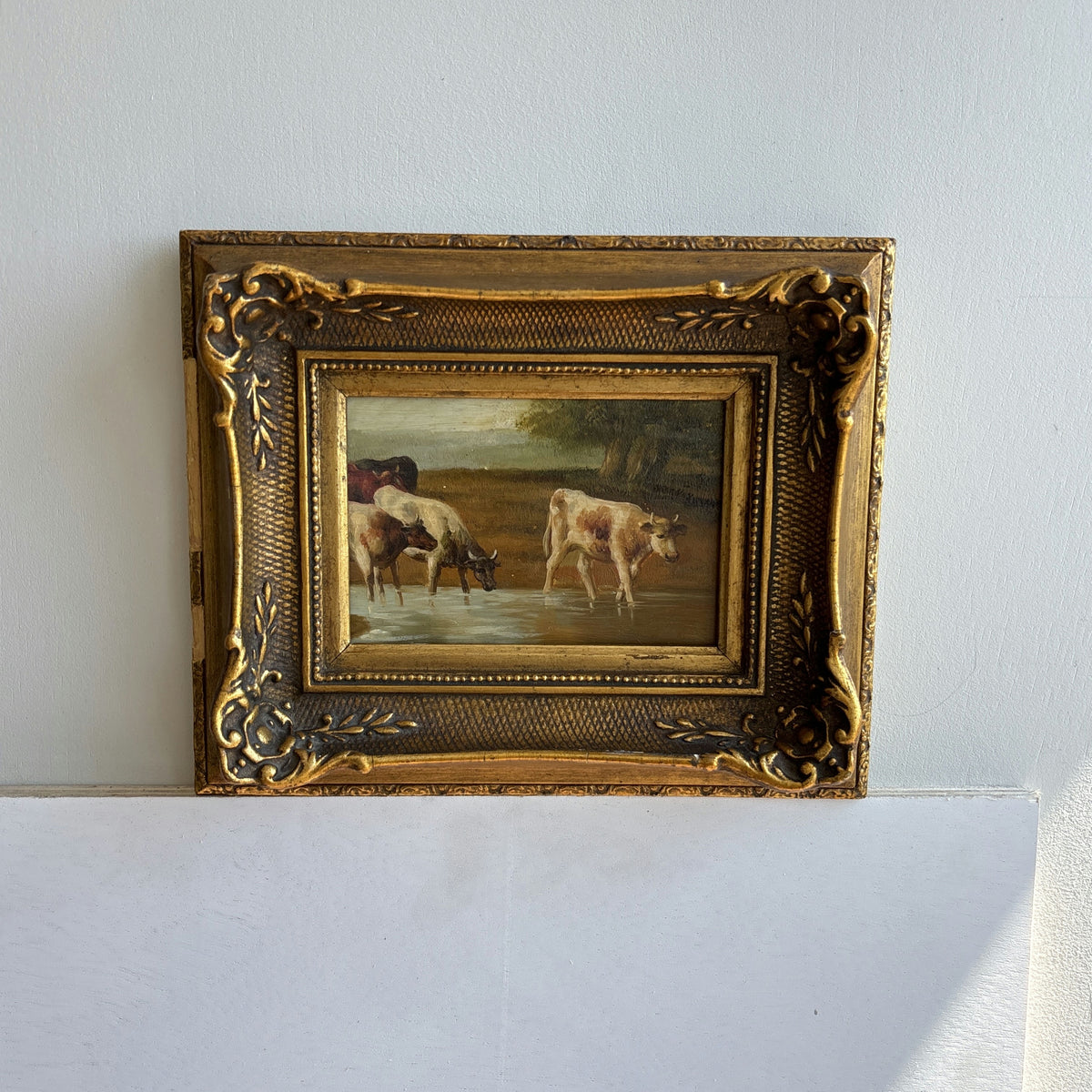 Handcrafted Animals Oil Painting 