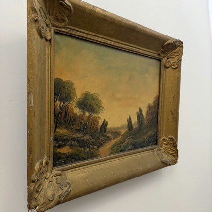 Authentic Landscape Oil Painting "Golden Frame" Traditional Art Holland Art Shop