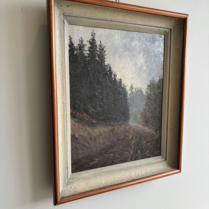Rustic Landscape Oil Painting "Pine Trees" Timeless Artwork Holland Art Shop