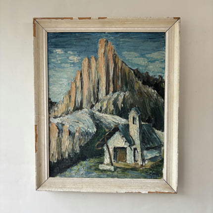 Classic Landscape Oil Painting "Rock Spire" Expressive Art Holland Art Shop