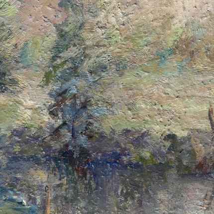 Authentic Landscape Oil Painting "Framed Painting" Original Large Art Holland Art Shop