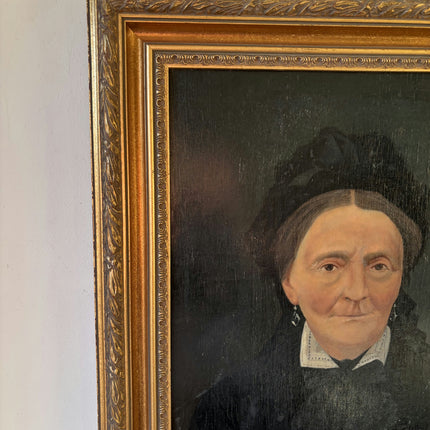 19th Century Oil Painting Portrait "Elderly Woman" Dutch Art Holland Art Shop