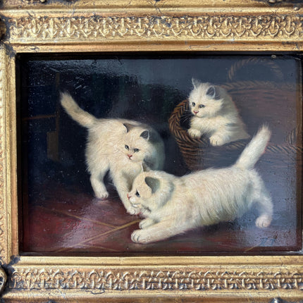 Classic Animals Oil Painting "Gilded Frame" Rustic Small Art Holland Art Shop
