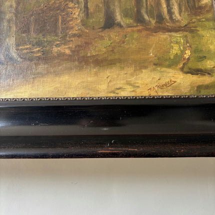 19th Century Antique Landscape Oil Painting "Framed Painting" Art Holland Art Shop