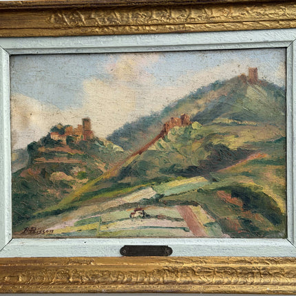 Handcrafted Landscape Oil Painting "Gold Frame" Traditional Artwork Holland Art Shop