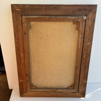Vintage Seascape Oil Painting "Gilded Frame" Handcrafted Large Art Holland Art Shop