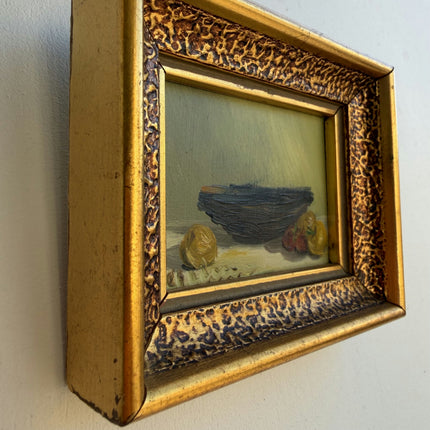 Authentic Still Life Oil Painting "Gilded Frame" Elegant Small Artwork Holland Art Shop