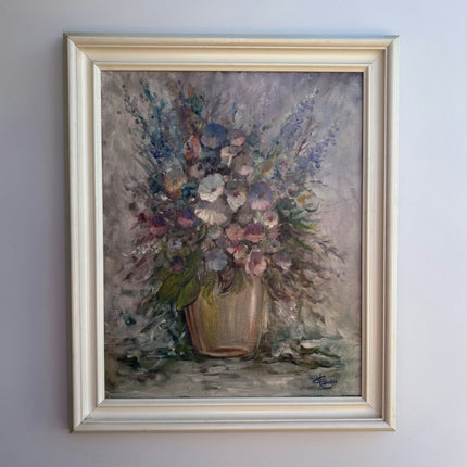 Timeless Floral Still Life Oil Painting "Flower Vase" Detailed Artwork Holland Art Shop