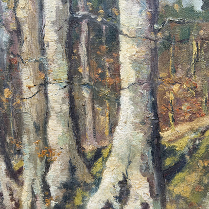 1942 Landscape Oil Painting "Gilded Frame" Art Holland Art Shop