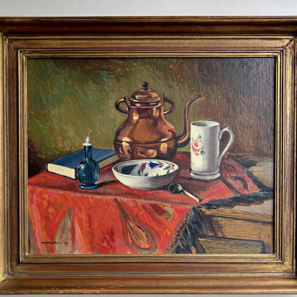 Traditional Still Life Oil Painting "Copper Kettle" Timeless Art Holland Art Shop
