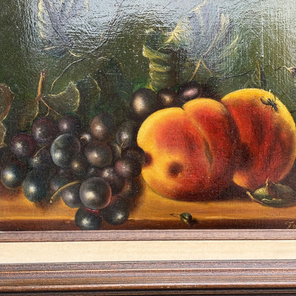 Handcrafted Still Life Oil Painting "Peach Fruit" Original Art Holland Art Shop