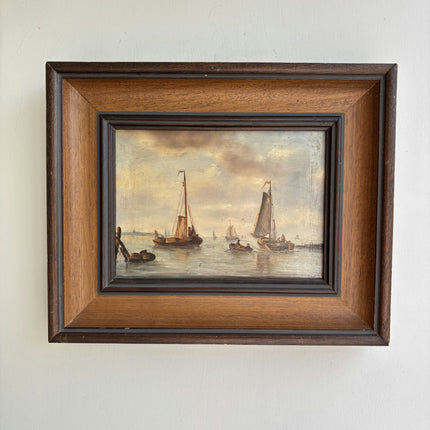 Elegant Seascape Oil Painting "Framed Painting" Original Dutch Art Holland Art Shop